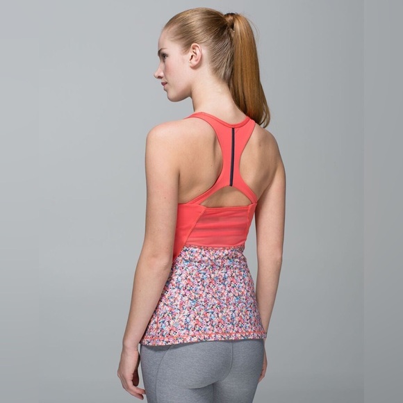 Lululemon Floral Tank Top Workout Gym Mesh Athletic Prism Petal Flower 6 Medium - Picture 3 of 7